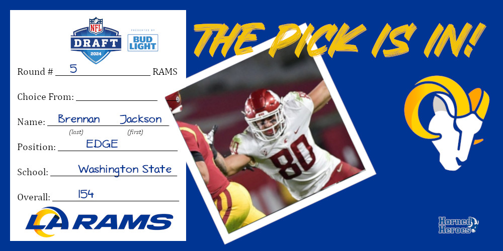 Draft 2024 – Pick #5: Brennan Jackson, EDGE, Washington State