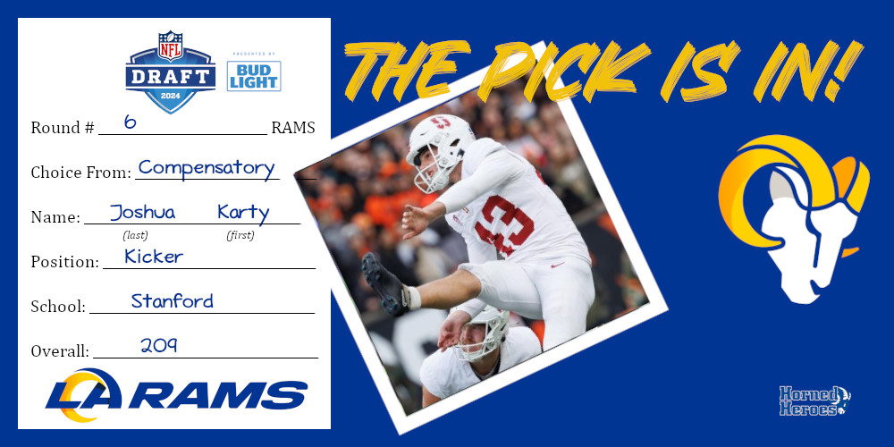 Draft 2024 – Pick #7: Joshua Karty, K, Stanford